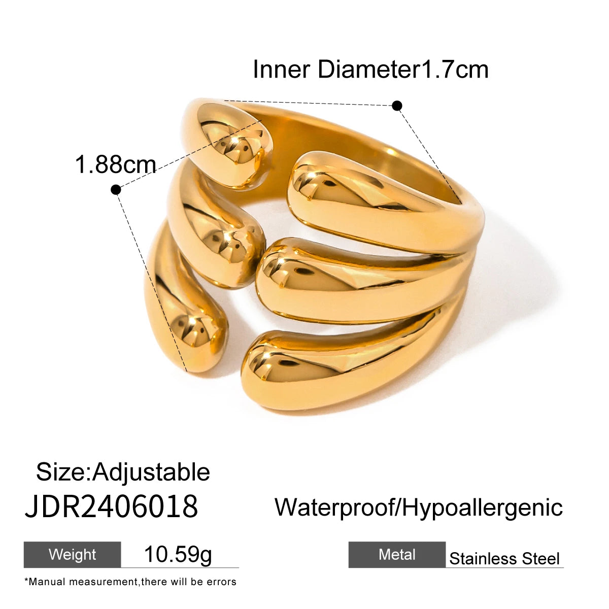 Minimalist Asymmetric Open Ring