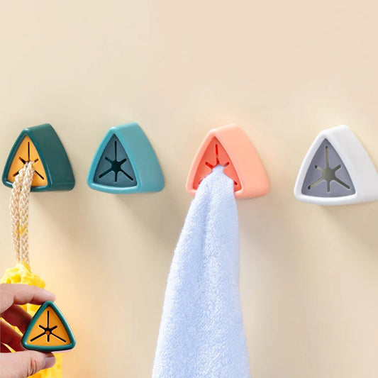 Creative squeezing hanging hooks
