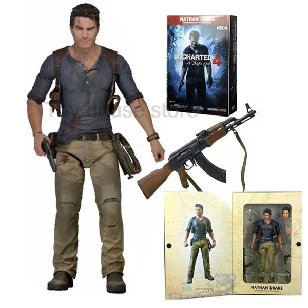 NECA Uncharted 4 A thief's end NATHAN DRAKE Action Figure Model Toys