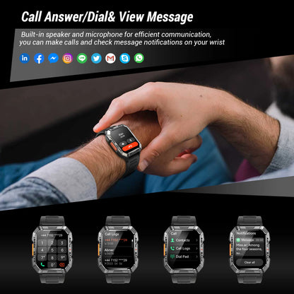2.01'' hd display smartwatch
