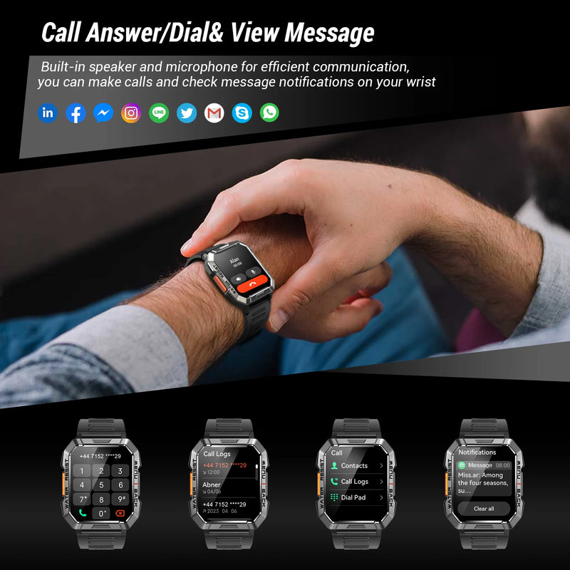 2.01'' HD Display Smartwatch