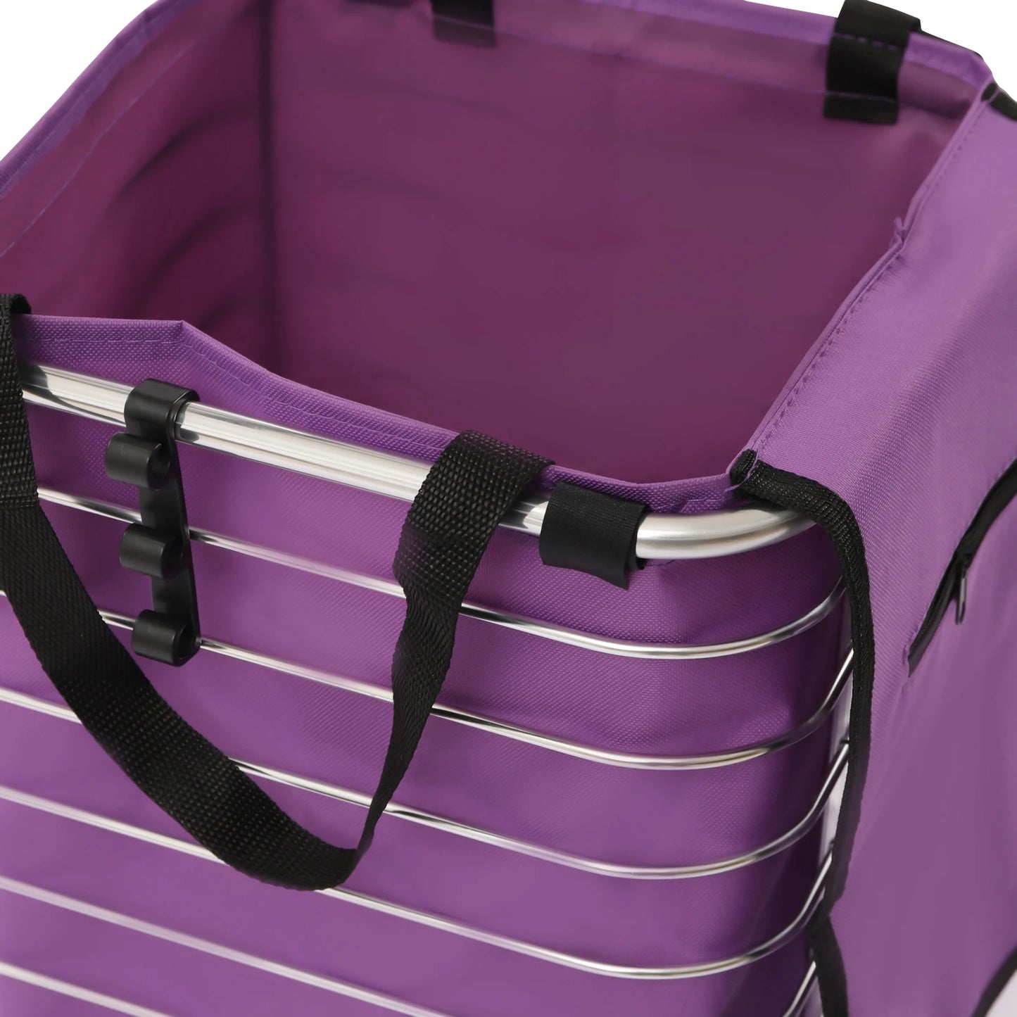 Grocery trolley folding shopping cart