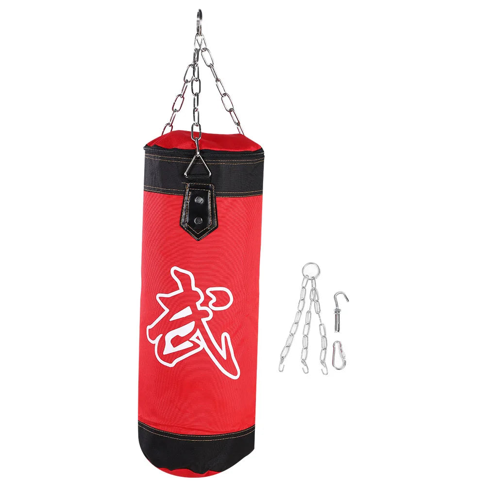 Empty training boxing hook sandbag