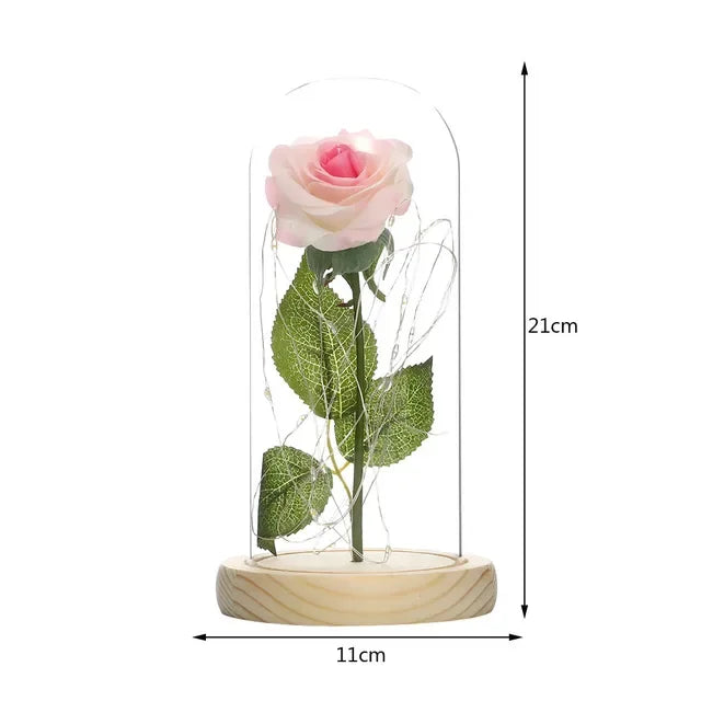 Led rose artificial flowers
