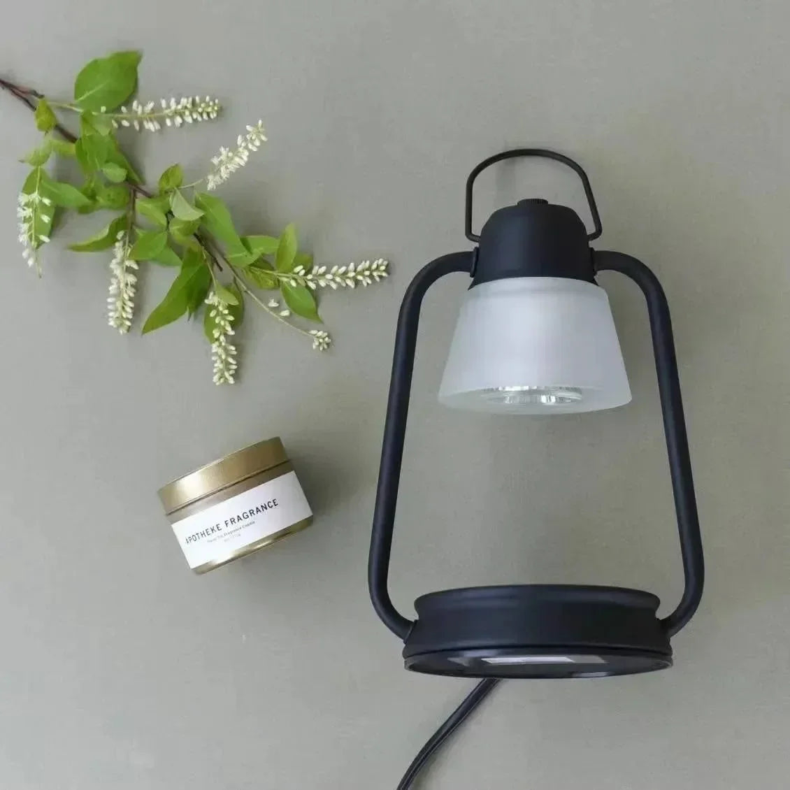 Creative bedroom flameless aroma melting candle lamp