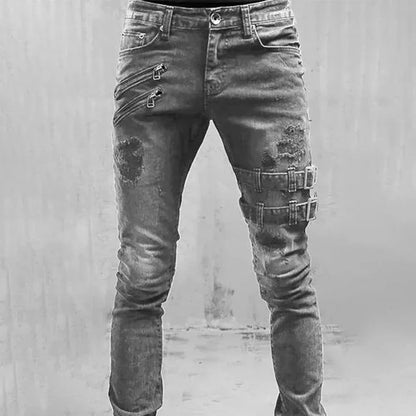 Summer skinny straight jeans