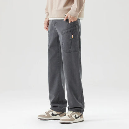 Men's relaxed fit stretch cargo pants