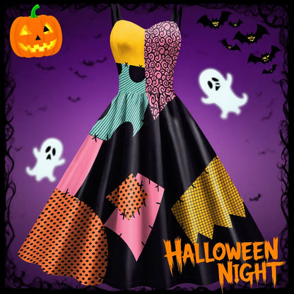 Sleeveless Vintage Halloween Cosplay Costume