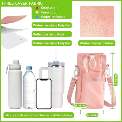 Stylish and handy hiking essentials water bottle sling bag