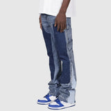 Men's Painting Patch Baggy Stacked Jeans