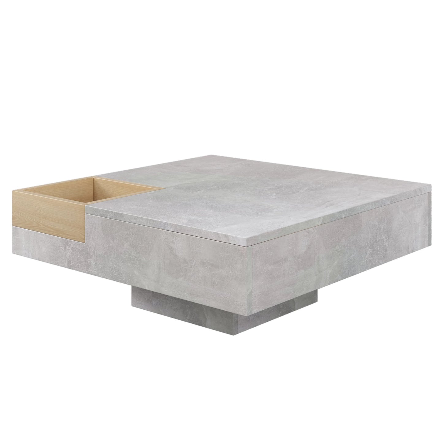 Side table with removable storage box