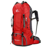 Waterproof Camping Backpack with Rain Cover
