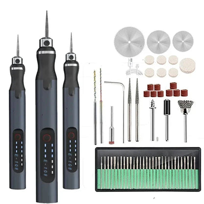Usb cordless rotary woodworking engraving pen diy