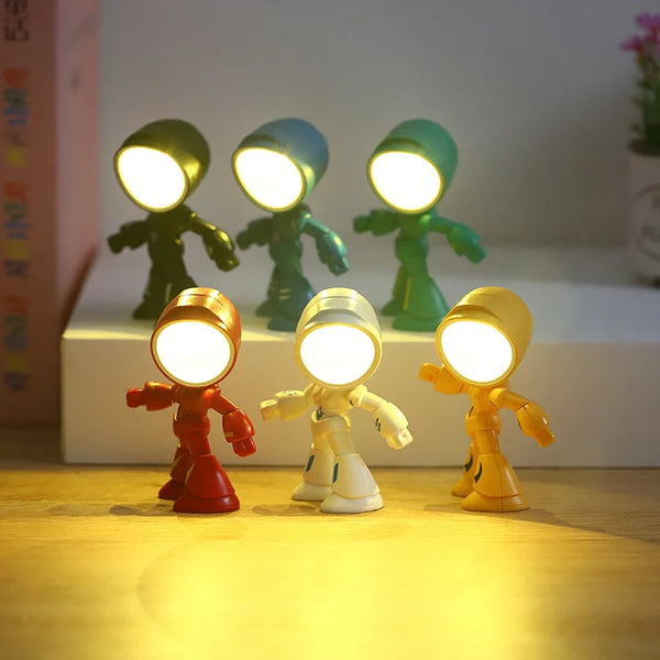 LED Cartoon Cute Hero Police Desk Lamp