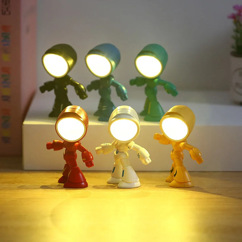 LED Cartoon Cute Hero Police Desk Lamp