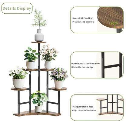 5 tiered corner plant stand