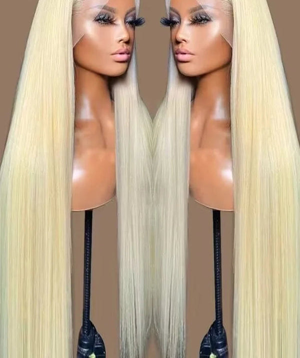 613 Honey Blonde Color Lace Front Human Hair Wig