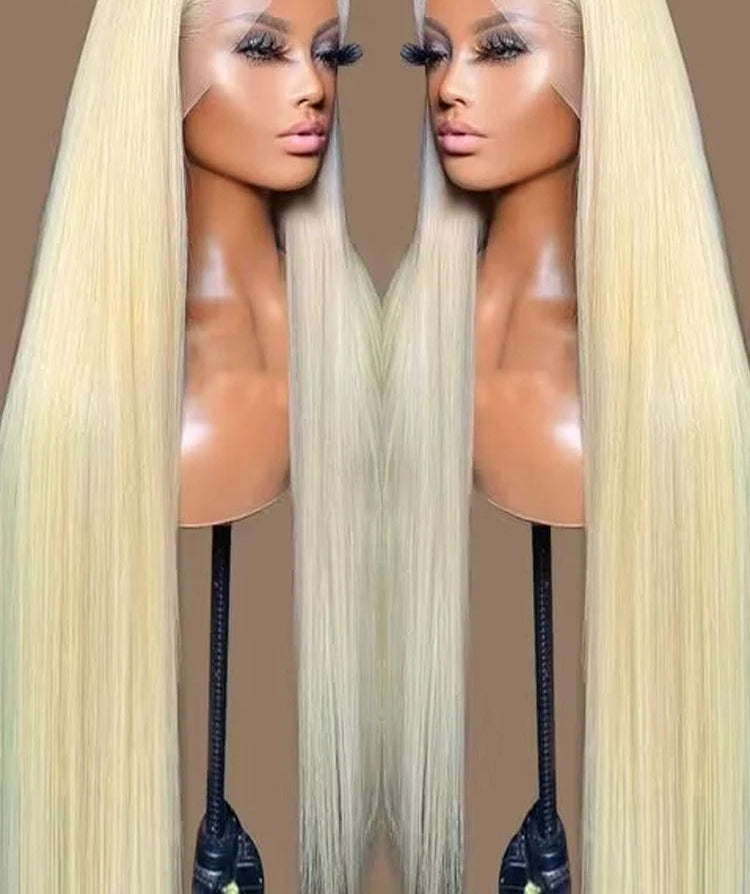 613 Honey Blonde Color Lace Front Human Hair Wig