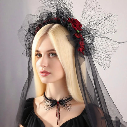 Handmade Lace Halloween Hairbands