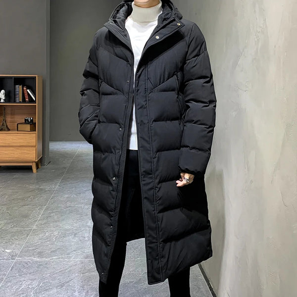 Fashion Long Winter Windbreaker Coat