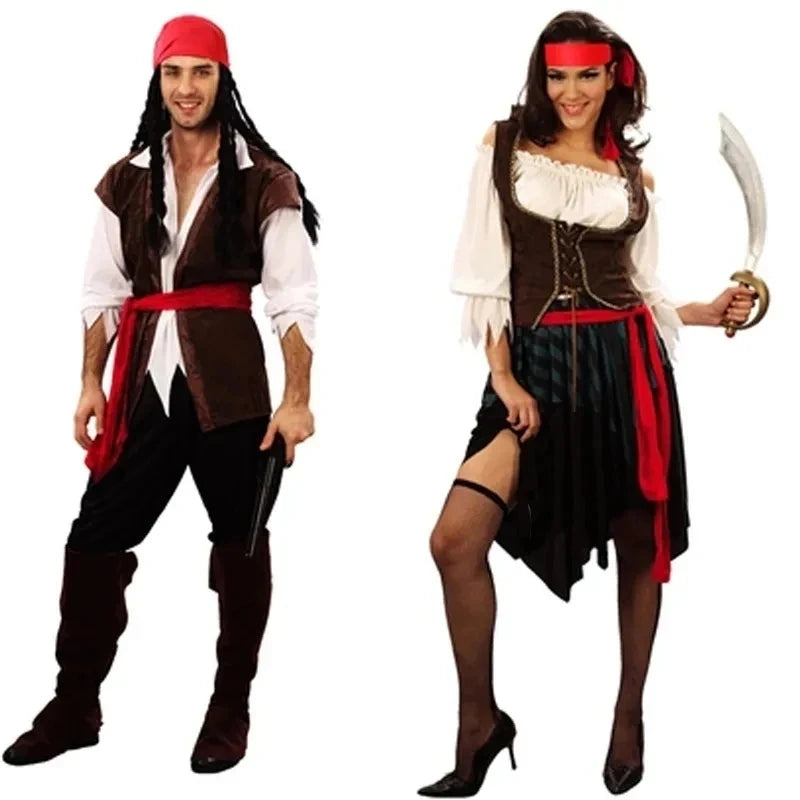 Pirates of the caribbean cosplay costume