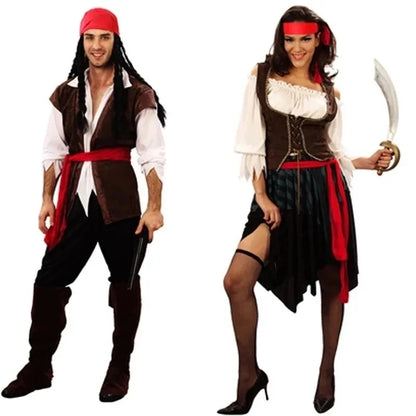 Pirates of the caribbean cosplay costume