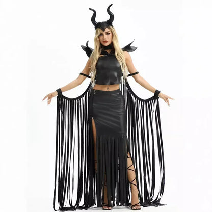 Women's Gothic Vampire Long Halloween Costume