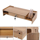 Multifunction Monitor Stand with Phone Holder Desk Organizer