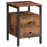 Nightstand Bedside Table with 2 Drawers
