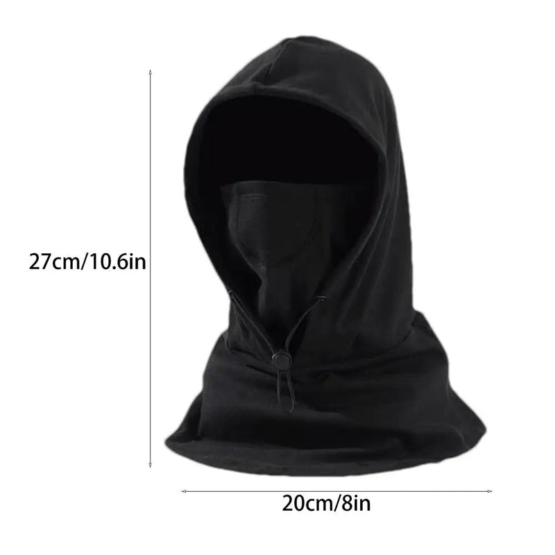 Winter Bike Hooded Mask With Neck Warmer