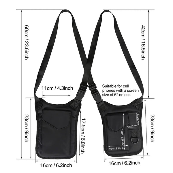 Anti-Theft Waterproof Sling Crossbody Bag