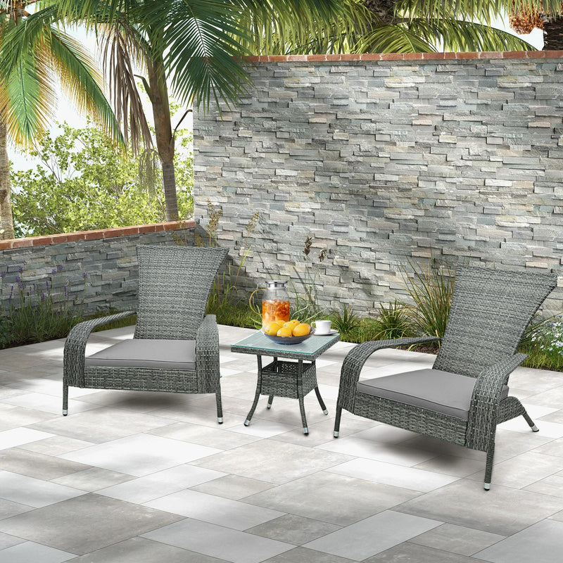 Outdoor Chairs and Coffee Table Set