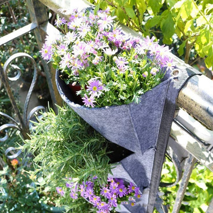 Vertical gardening flower pots