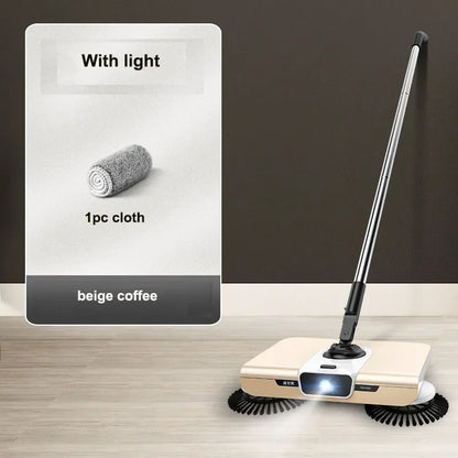 Broom robot vacuum cleaner
