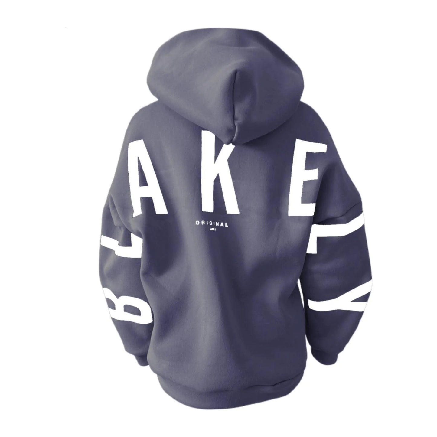 Women's letter printed long sleeved hooded pullover