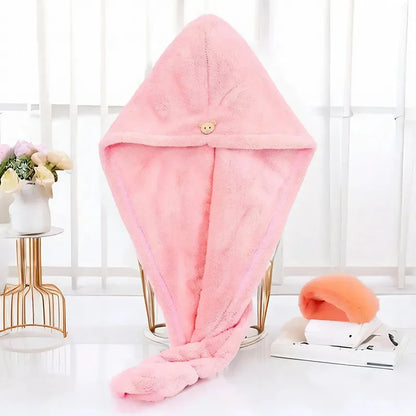 Absorbent quick dry wipe hair towel