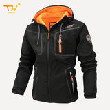 Men's Fleece Soft Shell Parker Coat
