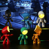 LED Cartoon Cute Hero Police Desk Lamp
