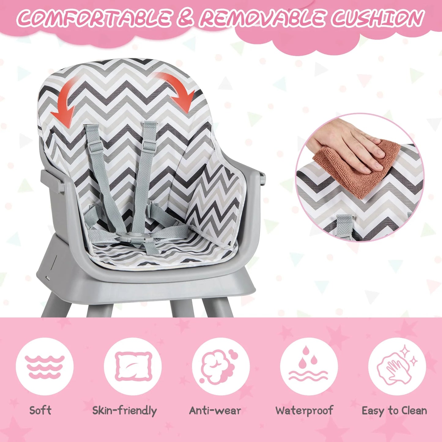 Convertible infant feeding chair
