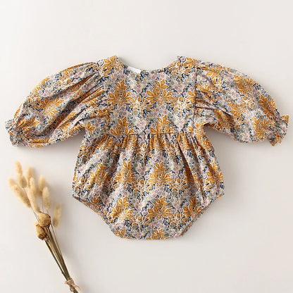 Summer one-piece long sleeve romper