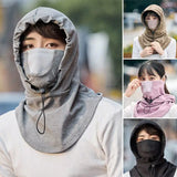 Winter Bike Hooded Mask With Neck Warmer