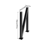 Anti-slip Height Metal Table Legs