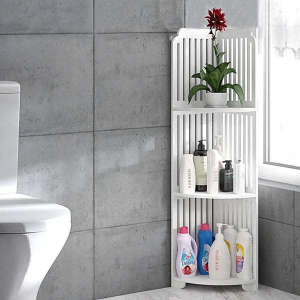 3 Tier Corner Bathroom Organiser Stand