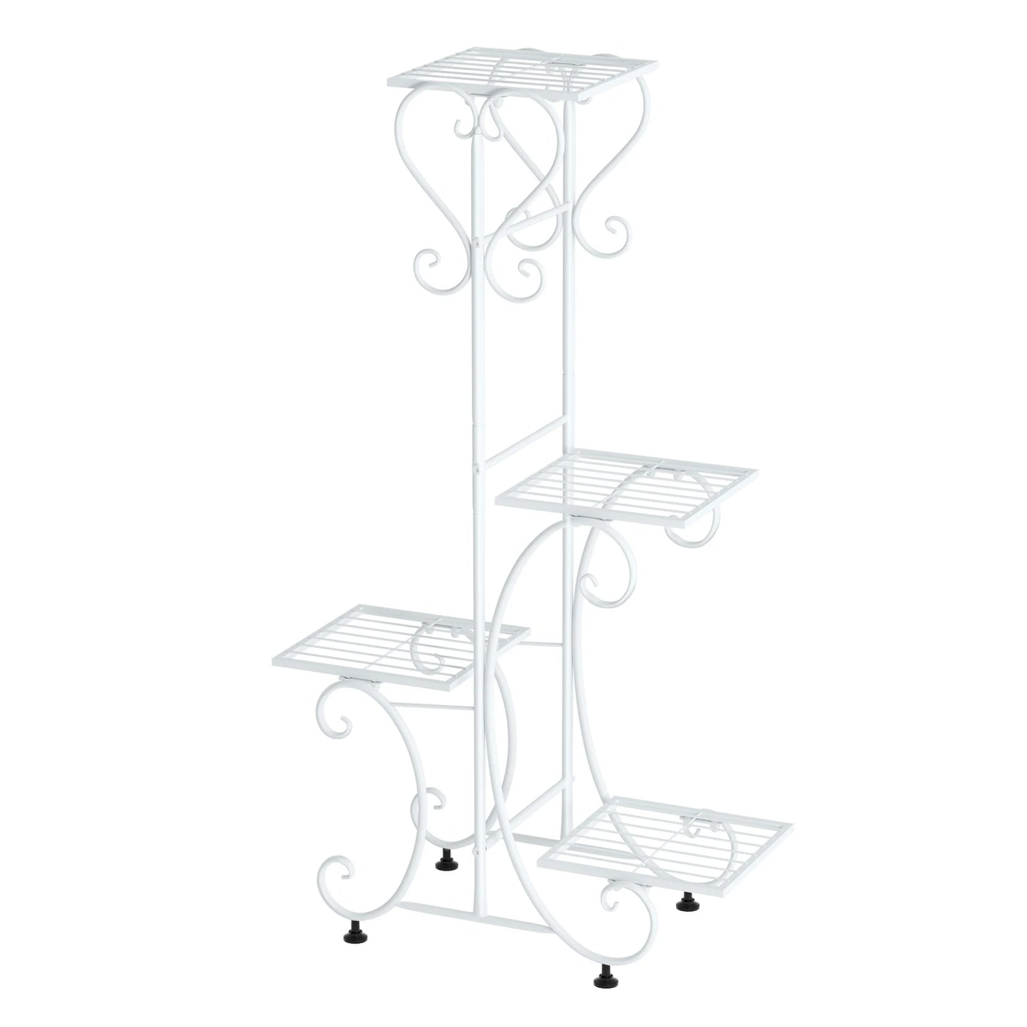 Metal outdoor indoor garden plant stand