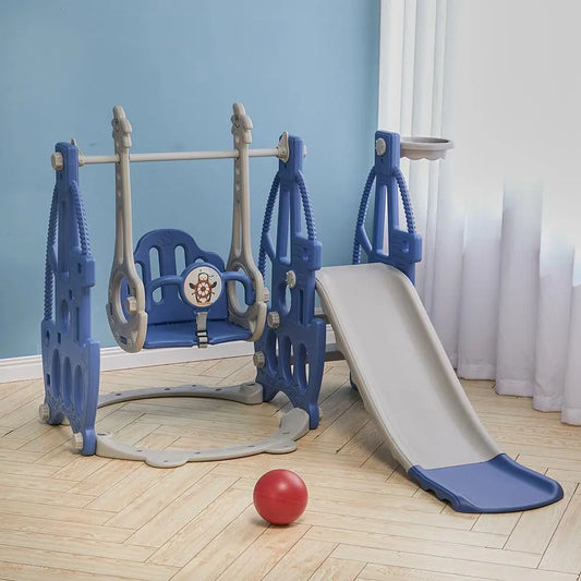 Kids slide climber and swing set