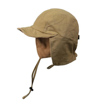 Warm ear protection windproof velvet pilot hat