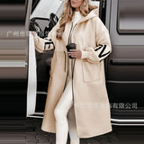 Casual Patchwork Long Coat