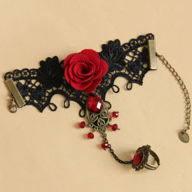 Halloween Vampire Rose Bracelets
