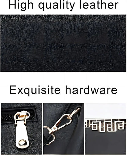 Elegant embroidery shoulder handbag