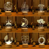 3D Acrylic USB LED Night Lights